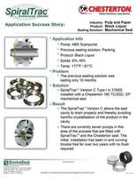 st version c with chesterton 180 seal in the pulp & paper industry no flush cover