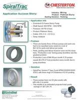 st version p with 412-w packing in the mining industry cover