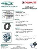 st version d with chesterton 280 double seal in the chemical industry cover